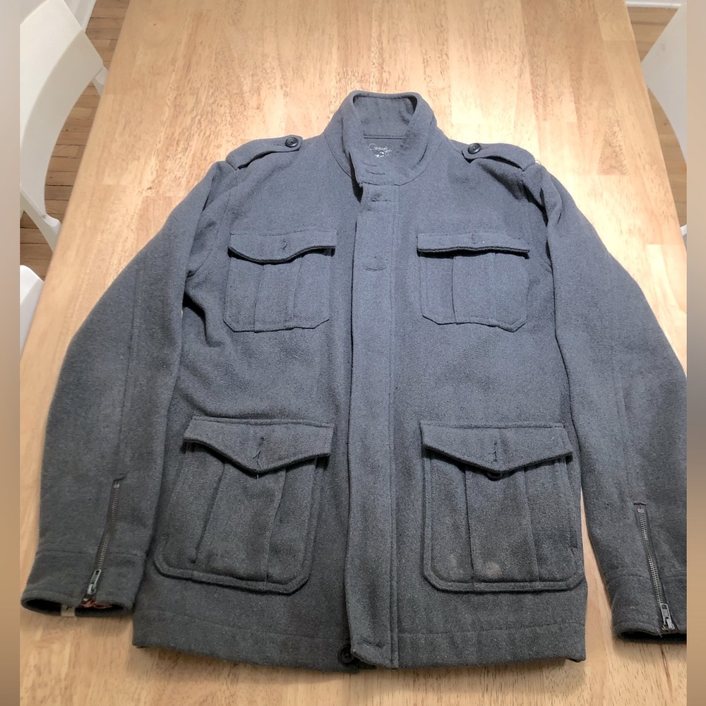 Pea coat.